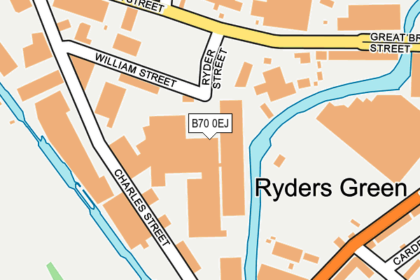B70 0EJ map - OS OpenMap – Local (Ordnance Survey) B70 0EJ map - OS OpenMap – Local (Ordnance Survey)