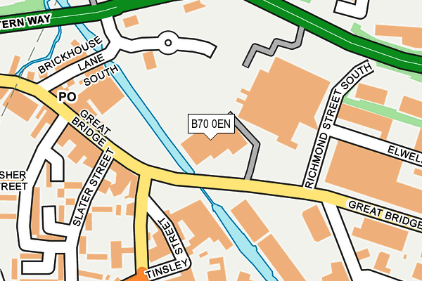 B70 0EN map - OS OpenMap – Local (Ordnance Survey) B70 0EN map - OS OpenMap – Local (Ordnance Survey)