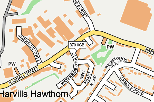 B70 0GB map - OS OpenMap – Local (Ordnance Survey) B70 0GB map - OS OpenMap – Local (Ordnance Survey)
