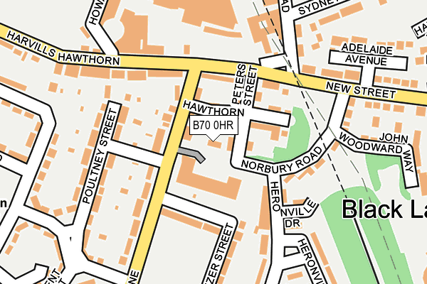 B70 0HR map - OS OpenMap – Local (Ordnance Survey) B70 0HR map - OS OpenMap – Local (Ordnance Survey)