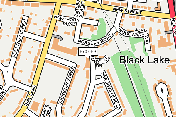 B70 0HS map - OS OpenMap – Local (Ordnance Survey) B70 0HS map - OS OpenMap – Local (Ordnance Survey)