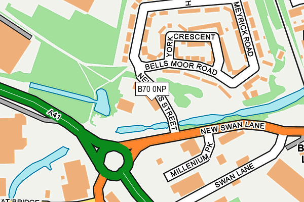 B70 0NP map - OS OpenMap – Local (Ordnance Survey) B70 0NP map - OS OpenMap – Local (Ordnance Survey)