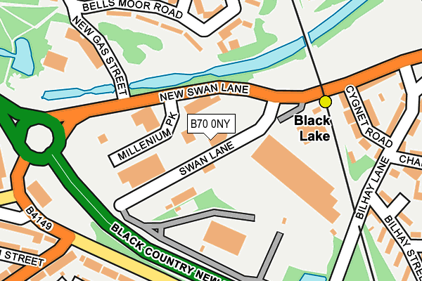 B70 0NY map - OS OpenMap – Local (Ordnance Survey) B70 0NY map - OS OpenMap – Local (Ordnance Survey)