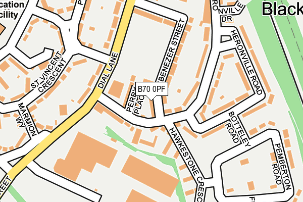 B70 0PF map - OS OpenMap – Local (Ordnance Survey) B70 0PF map - OS OpenMap – Local (Ordnance Survey)