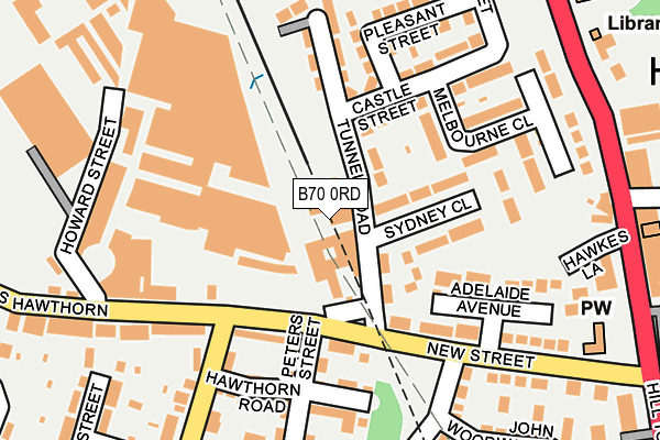 B70 0RD map - OS OpenMap – Local (Ordnance Survey) B70 0RD map - OS OpenMap – Local (Ordnance Survey)