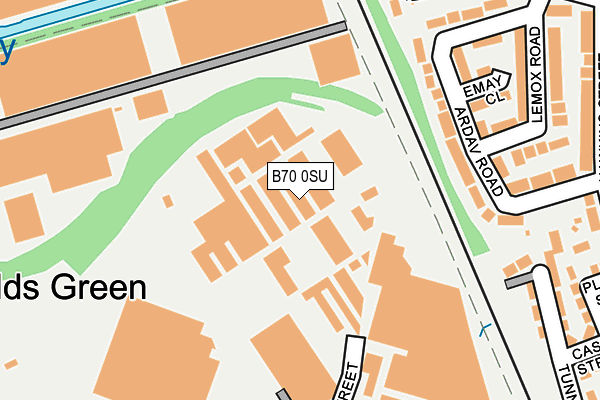 B70 0SU map - OS OpenMap – Local (Ordnance Survey) B70 0SU map - OS OpenMap – Local (Ordnance Survey)