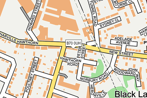 B70 0UH map - OS OpenMap – Local (Ordnance Survey) B70 0UH map - OS OpenMap – Local (Ordnance Survey)