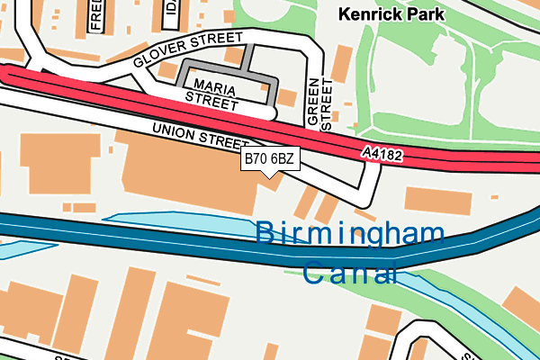 B70 6BZ map - OS OpenMap – Local (Ordnance Survey) B70 6BZ map - OS OpenMap – Local (Ordnance Survey)