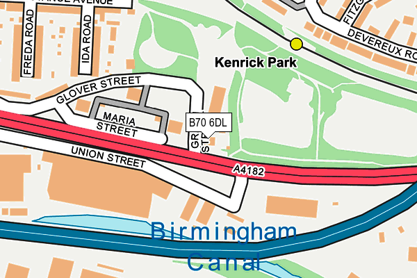 B70 6DL map - OS OpenMap – Local (Ordnance Survey) B70 6DL map - OS OpenMap – Local (Ordnance Survey)