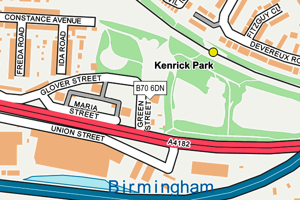 B70 6DN map - OS OpenMap – Local (Ordnance Survey) B70 6DN map - OS OpenMap – Local (Ordnance Survey)