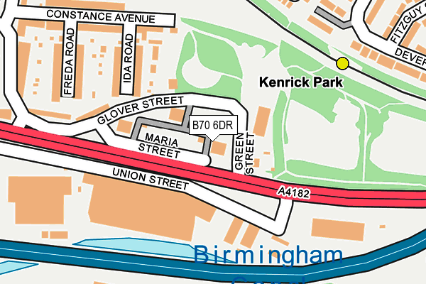 B70 6DR map - OS OpenMap – Local (Ordnance Survey) B70 6DR map - OS OpenMap – Local (Ordnance Survey)