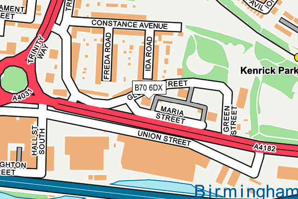 B70 6DX map - OS OpenMap – Local (Ordnance Survey) B70 6DX map - OS OpenMap – Local (Ordnance Survey)