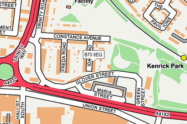 B70 6EQ map - OS OpenMap – Local (Ordnance Survey) B70 6EQ map - OS OpenMap – Local (Ordnance Survey)