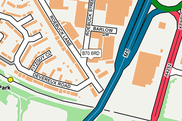 B70 6RD map - OS OpenMap – Local (Ordnance Survey) B70 6RD map - OS OpenMap – Local (Ordnance Survey)