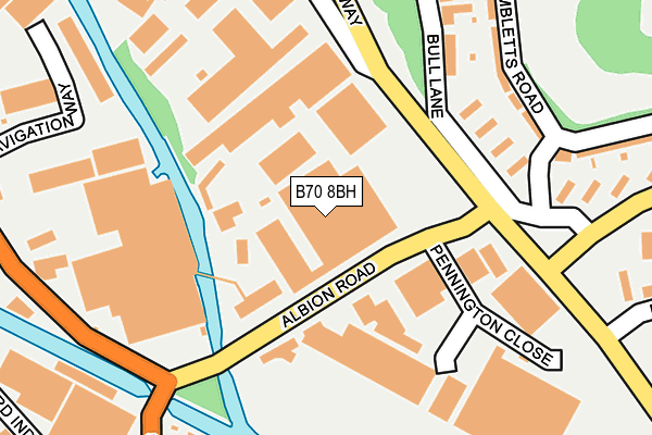 B70 8BH map - OS OpenMap – Local (Ordnance Survey) B70 8BH map - OS OpenMap – Local (Ordnance Survey)