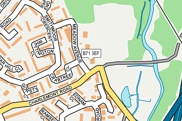 B71 3EF map - OS OpenMap – Local (Ordnance Survey) B71 3EF map - OS OpenMap – Local (Ordnance Survey)