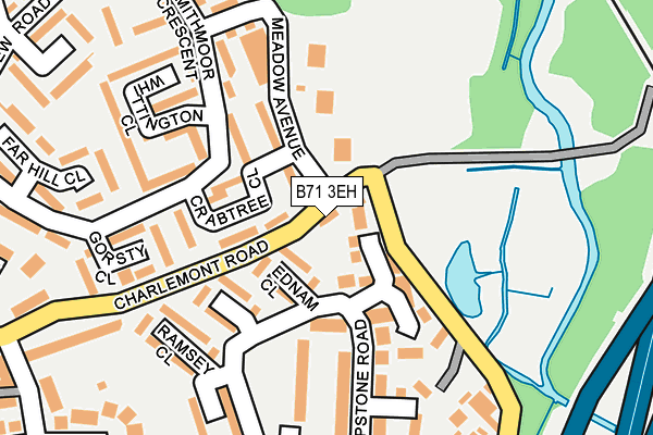 B71 3EH map - OS OpenMap – Local (Ordnance Survey) B71 3EH map - OS OpenMap – Local (Ordnance Survey)