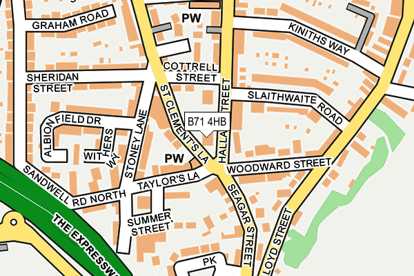 B71 4HB map - OS OpenMap – Local (Ordnance Survey) B71 4HB map - OS OpenMap – Local (Ordnance Survey)