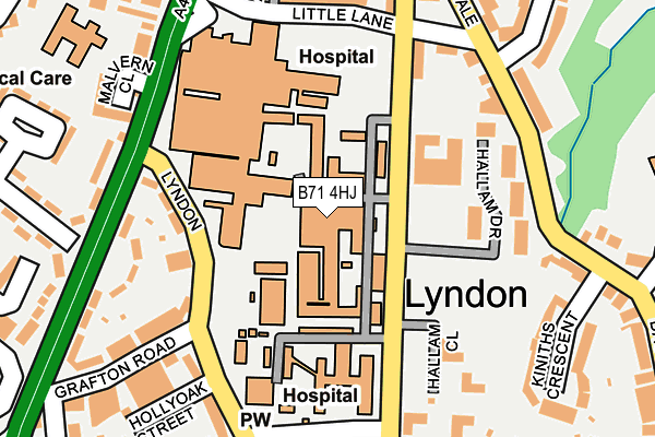 B71 4HJ map - OS OpenMap – Local (Ordnance Survey) B71 4HJ map - OS OpenMap – Local (Ordnance Survey)