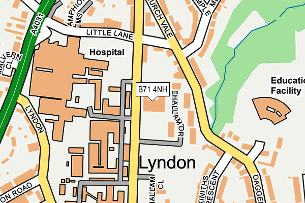 B71 4NH map - OS OpenMap – Local (Ordnance Survey) B71 4NH map - OS OpenMap – Local (Ordnance Survey)