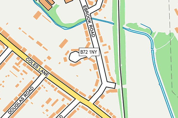 B72 1NY map - OS OpenMap – Local (Ordnance Survey) B72 1NY map - OS OpenMap – Local (Ordnance Survey)