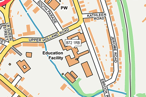 B72 1RB map - OS OpenMap – Local (Ordnance Survey) B72 1RB map - OS OpenMap – Local (Ordnance Survey)
