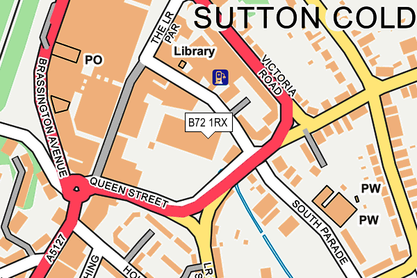 B72 1RX map - OS OpenMap – Local (Ordnance Survey) B72 1RX map - OS OpenMap – Local (Ordnance Survey)