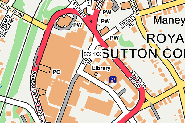 B72 1XX map - OS OpenMap – Local (Ordnance Survey) B72 1XX map - OS OpenMap – Local (Ordnance Survey)