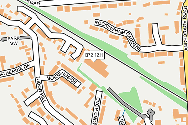B72 1ZH map - OS OpenMap – Local (Ordnance Survey) B72 1ZH map - OS OpenMap – Local (Ordnance Survey)