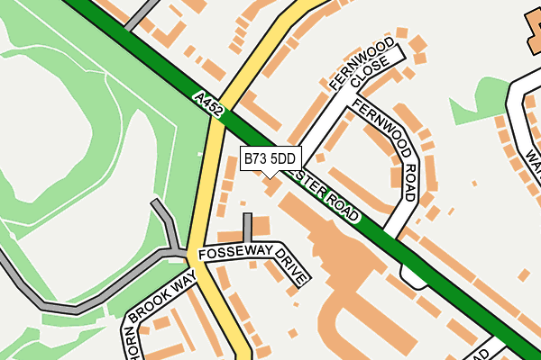 B73 5DD map - OS OpenMap – Local (Ordnance Survey) B73 5DD map - OS OpenMap – Local (Ordnance Survey)