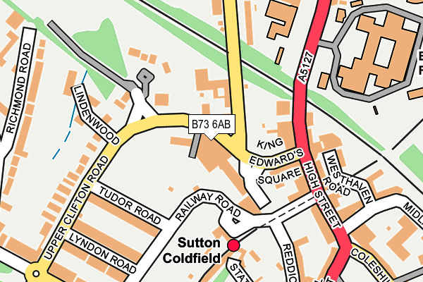 B73 6AB map - OS OpenMap – Local (Ordnance Survey) B73 6AB map - OS OpenMap – Local (Ordnance Survey)