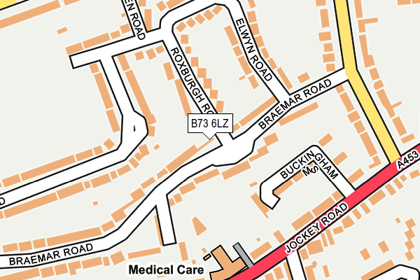 B73 6LZ map - OS OpenMap – Local (Ordnance Survey) B73 6LZ map - OS OpenMap – Local (Ordnance Survey)
