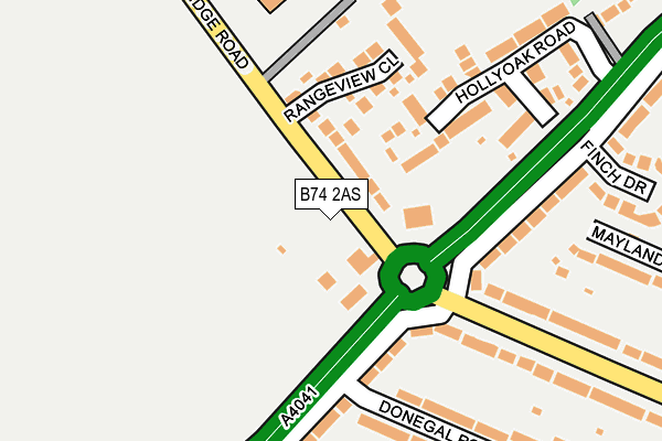 B74 2AS map - OS OpenMap – Local (Ordnance Survey) B74 2AS map - OS OpenMap – Local (Ordnance Survey)