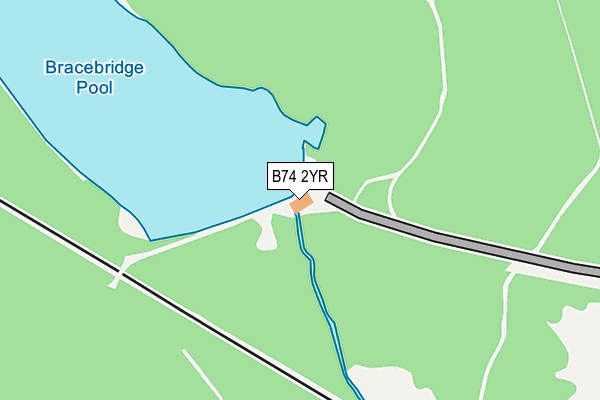 B74 2YR map - OS OpenMap – Local (Ordnance Survey) B74 2YR map - OS OpenMap – Local (Ordnance Survey)