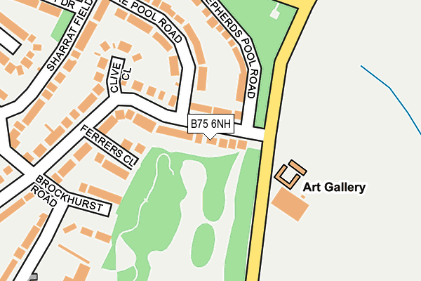 B75 6NH map - OS OpenMap – Local (Ordnance Survey) B75 6NH map - OS OpenMap – Local (Ordnance Survey)