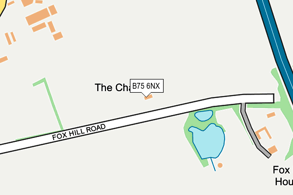 B75 6NX map - OS OpenMap – Local (Ordnance Survey) B75 6NX map - OS OpenMap – Local (Ordnance Survey)