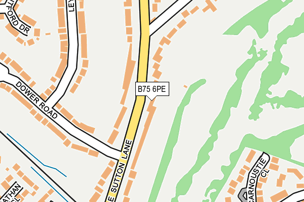B75 6PE map - OS OpenMap – Local (Ordnance Survey) B75 6PE map - OS OpenMap – Local (Ordnance Survey)