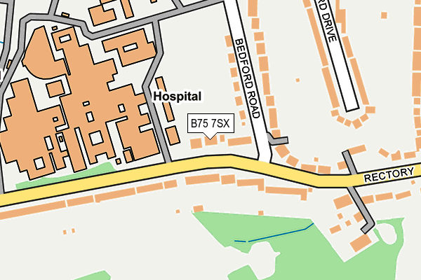 B75 7SX map - OS OpenMap – Local (Ordnance Survey) B75 7SX map - OS OpenMap – Local (Ordnance Survey)