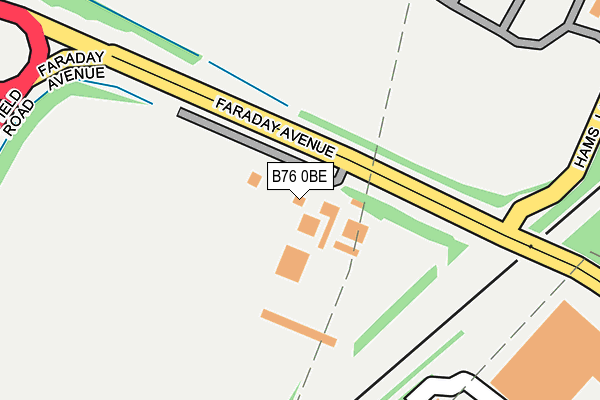 B76 0BE map - OS OpenMap – Local (Ordnance Survey) B76 0BE map - OS OpenMap – Local (Ordnance Survey)