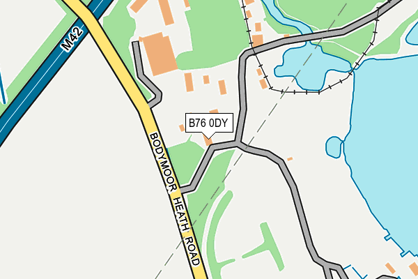 B76 0DY map - OS OpenMap – Local (Ordnance Survey) B76 0DY map - OS OpenMap – Local (Ordnance Survey)