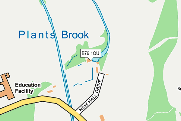 B76 1QU map - OS OpenMap – Local (Ordnance Survey) B76 1QU map - OS OpenMap – Local (Ordnance Survey)