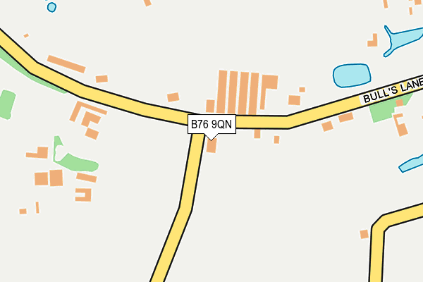 B76 9QN map - OS OpenMap – Local (Ordnance Survey) B76 9QN map - OS OpenMap – Local (Ordnance Survey)