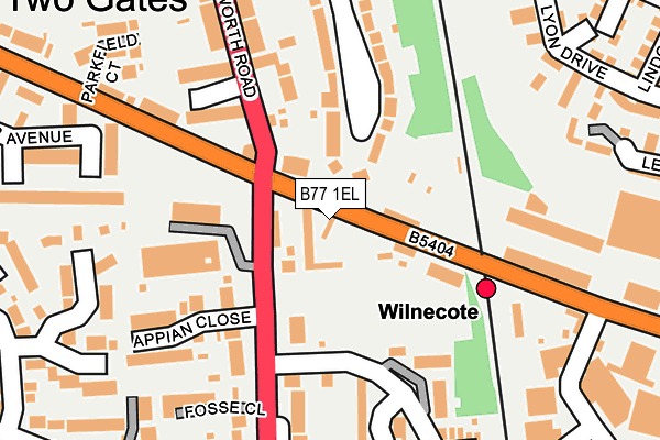 B77 1EL map - OS OpenMap – Local (Ordnance Survey) B77 1EL map - OS OpenMap – Local (Ordnance Survey)
