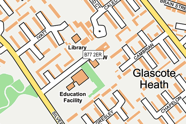 B77 2ER map - OS OpenMap – Local (Ordnance Survey) B77 2ER map - OS OpenMap – Local (Ordnance Survey)