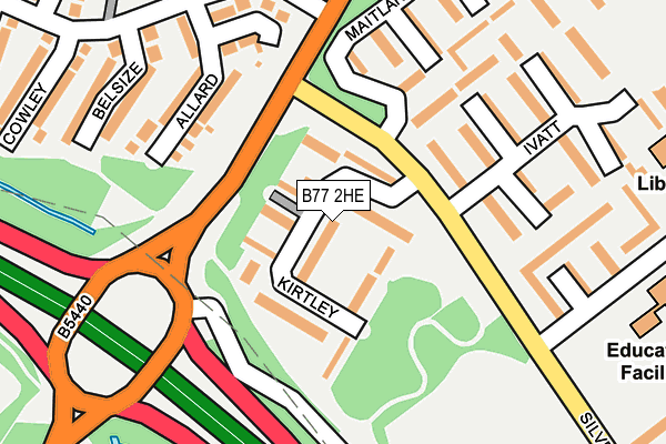 B77 2HE map - OS OpenMap – Local (Ordnance Survey) B77 2HE map - OS OpenMap – Local (Ordnance Survey)