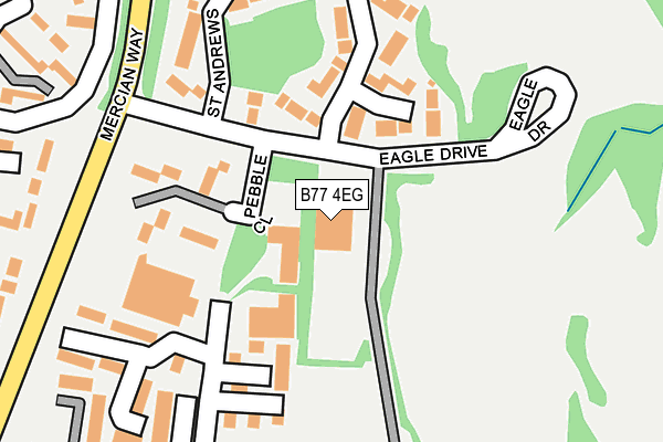 B77 4EG map - OS OpenMap – Local (Ordnance Survey) B77 4EG map - OS OpenMap – Local (Ordnance Survey)