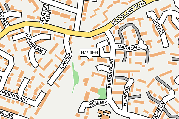B77 4EH map - OS OpenMap – Local (Ordnance Survey) B77 4EH map - OS OpenMap – Local (Ordnance Survey)