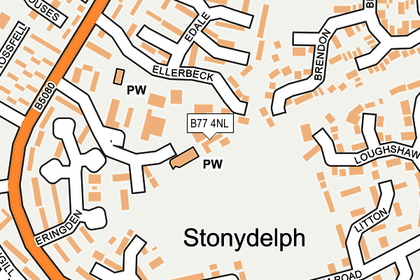 B77 4NL map - OS OpenMap – Local (Ordnance Survey) B77 4NL map - OS OpenMap – Local (Ordnance Survey)
