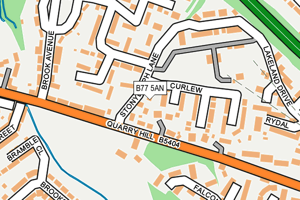 B77 5AN map - OS OpenMap – Local (Ordnance Survey) B77 5AN map - OS OpenMap – Local (Ordnance Survey)