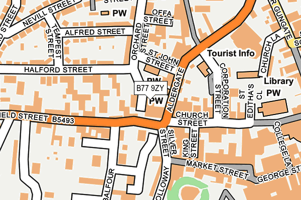 B77 9ZY map - OS OpenMap – Local (Ordnance Survey) B77 9ZY map - OS OpenMap – Local (Ordnance Survey)